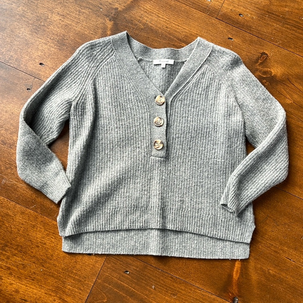 Madewell Ribbed Sweater - XXS